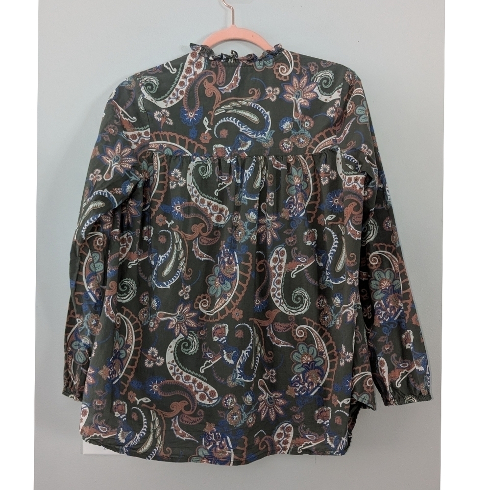 Millie Francesca High Neck Top in La Marais - Picture 8 of 8